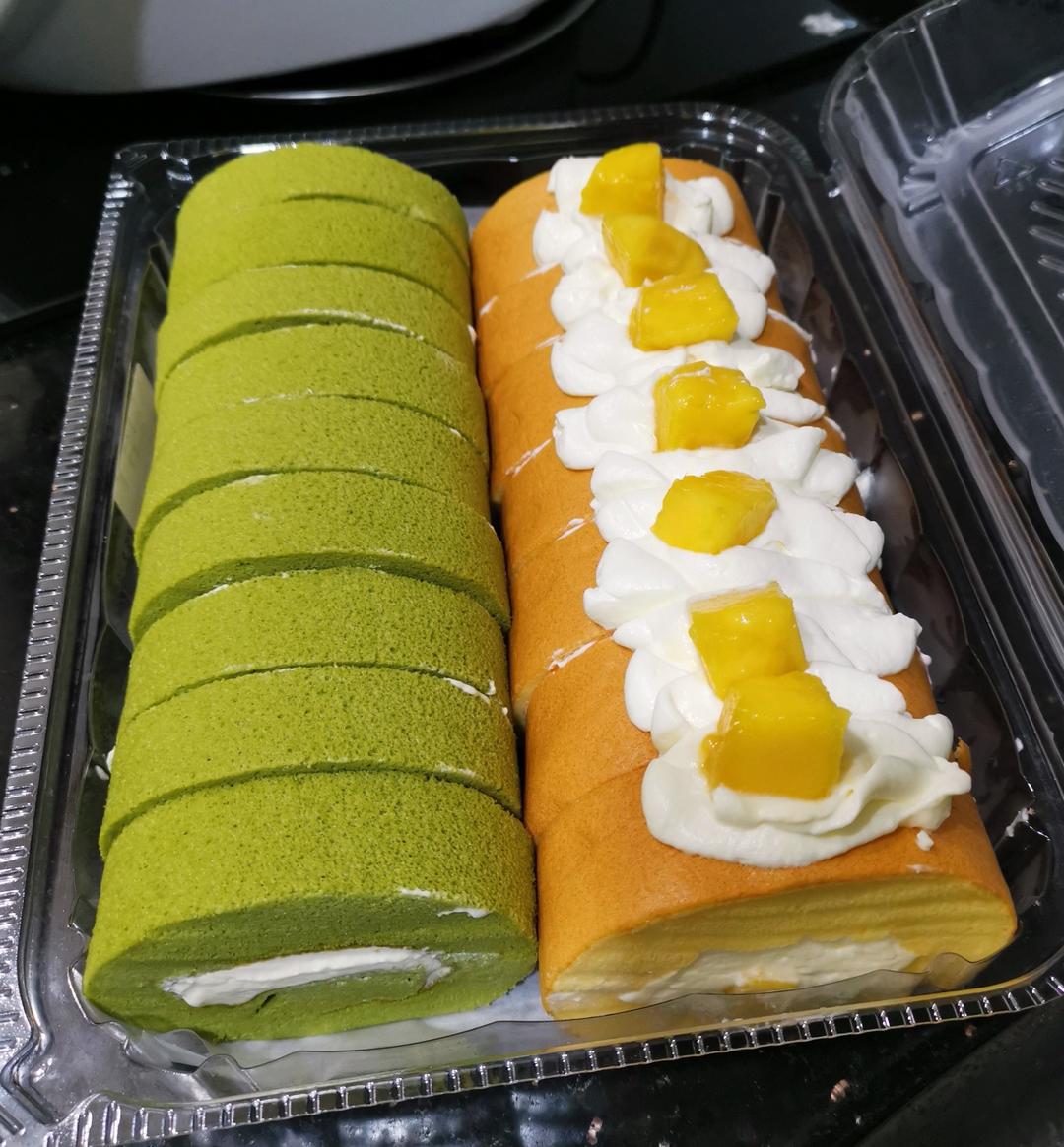 完美抹茶蜜豆蛋糕卷