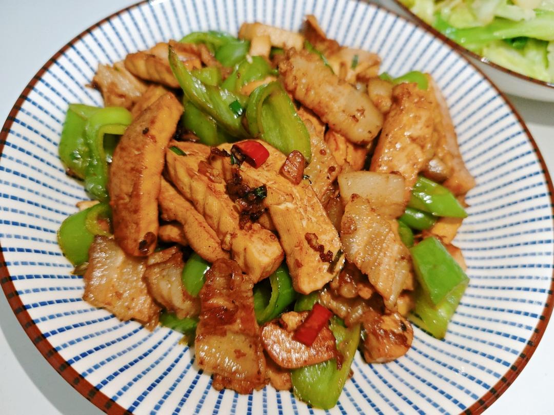 白豆腐干炒肉