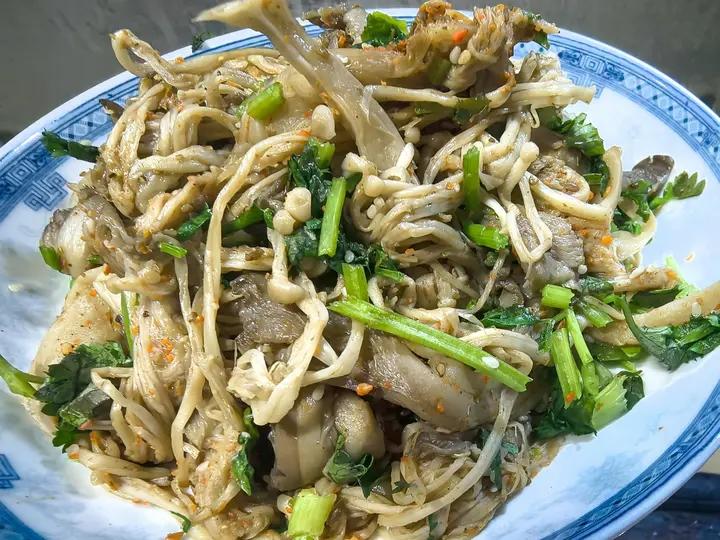 干煸平菇（有肉的味道）