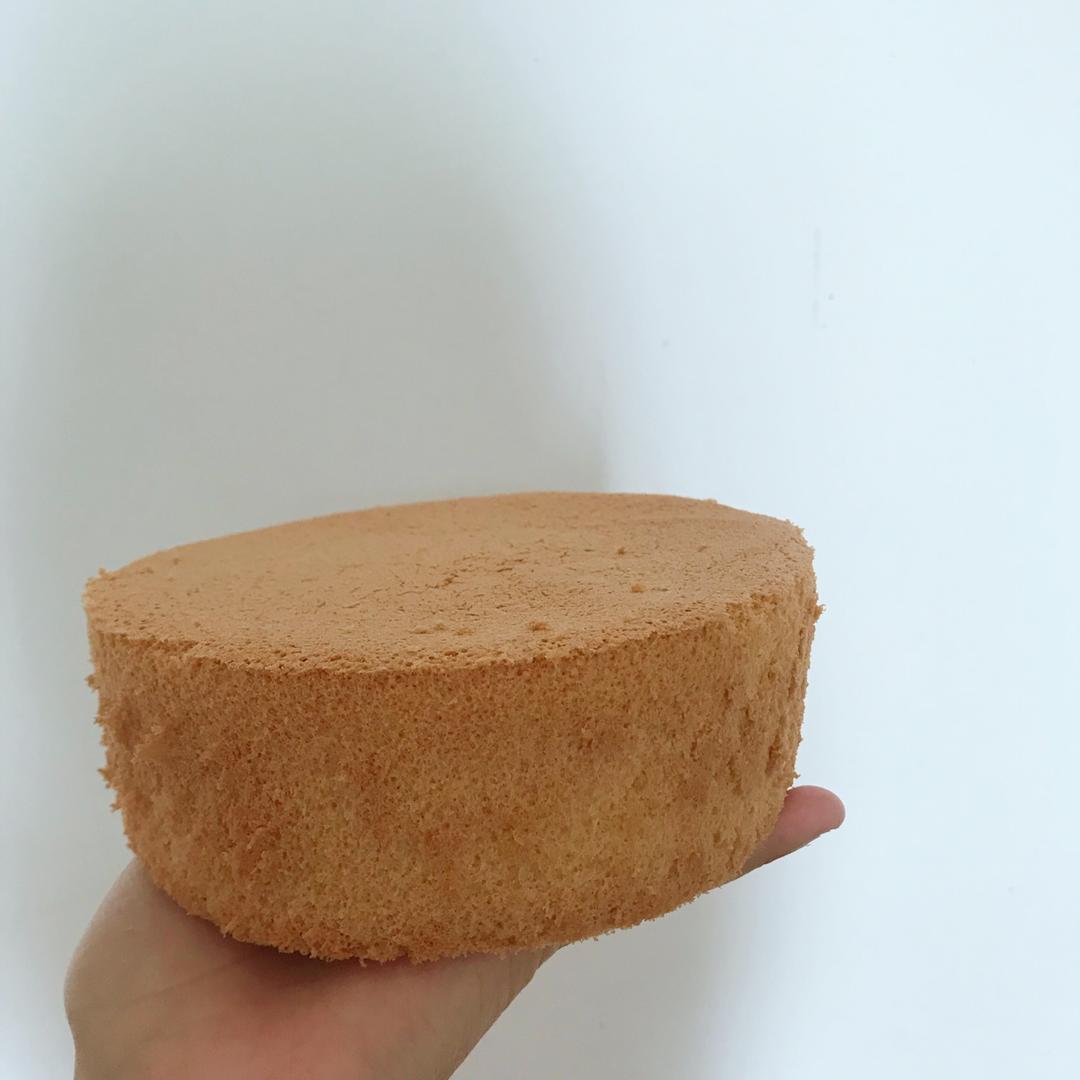 6寸戚风蛋糕（2蛋）