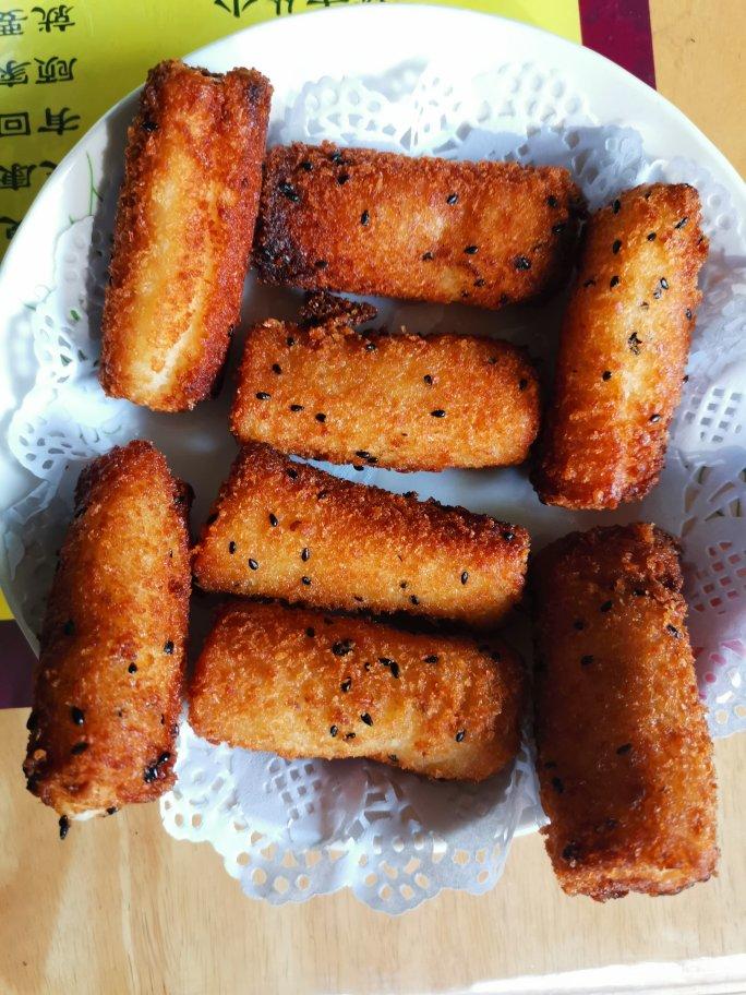 炸鲜奶糕