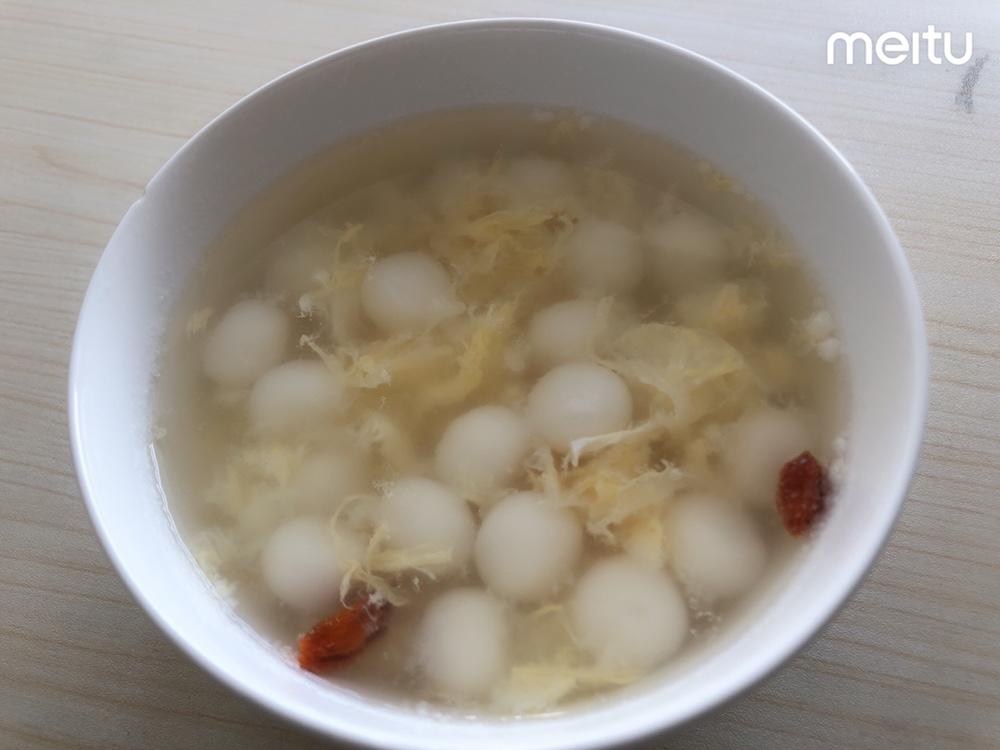 蛋花酒酿圆子