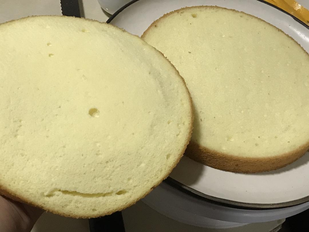 八寸，六寸戚风蛋糕【适合做生日蛋糕的蛋糕胚】