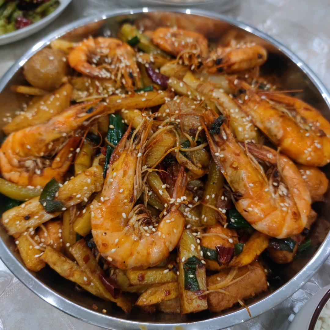 干锅香辣虾