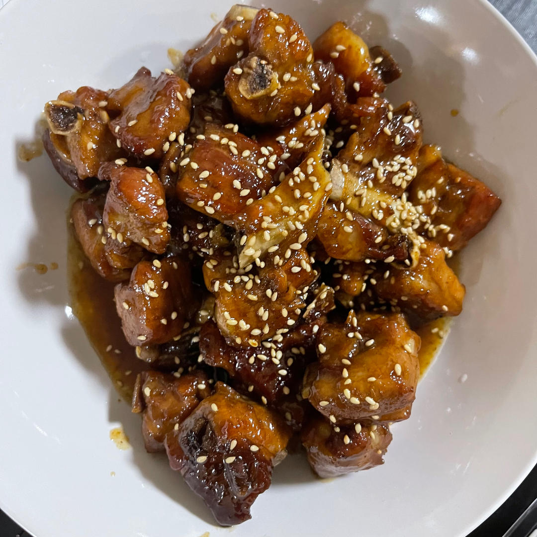 糖醋排骨/糖醋小排（不放油）（12345口诀做出正宗上海本帮）