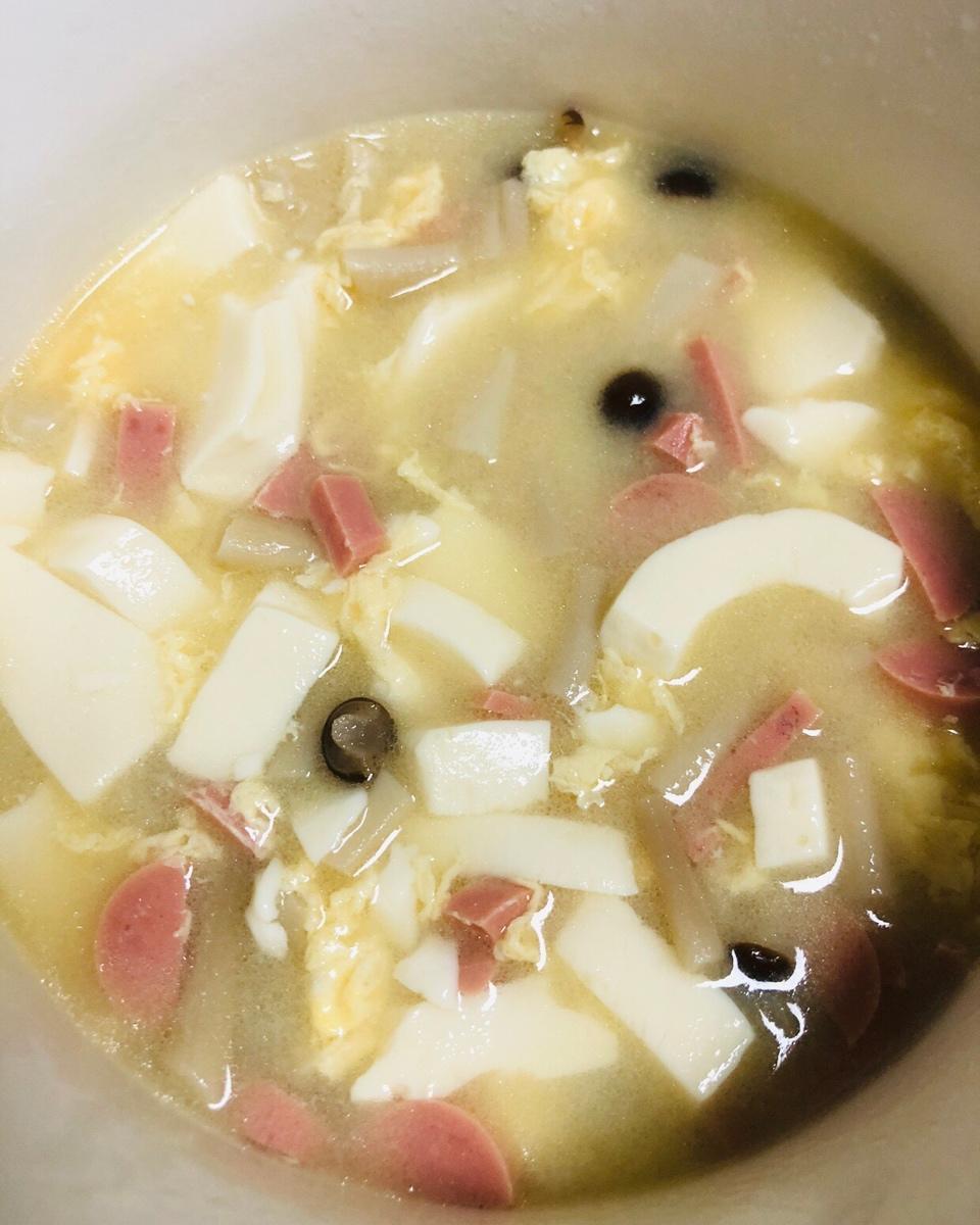 豆腐菌菇汤