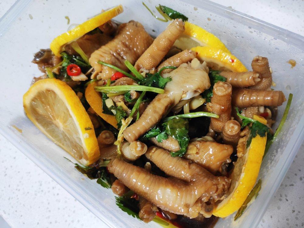 停不下来的酸辣百香果柠檬🍋鸡爪