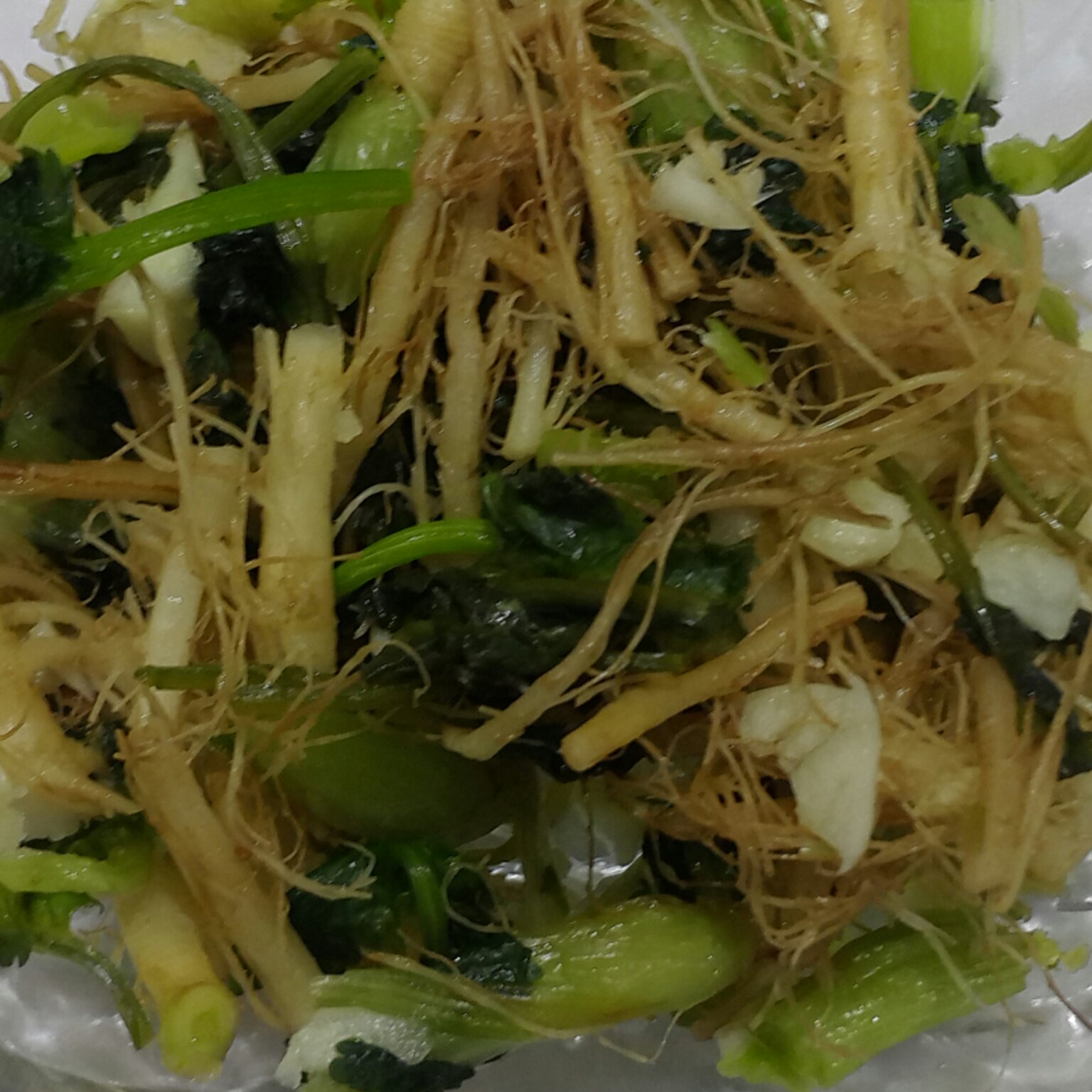 拌香菜根