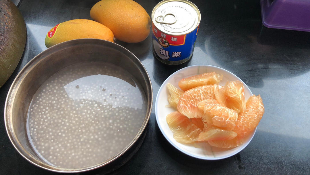 杨枝甘露🥭一看就会一学就会好喝的杨枝甘露