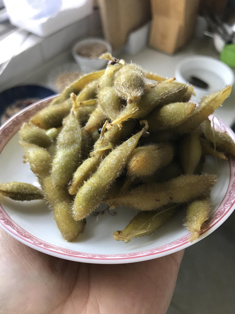 豪华版水煮毛豆