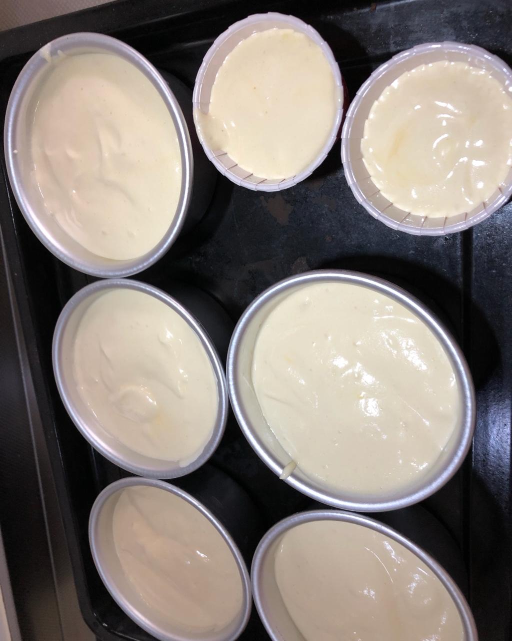 八寸戚风蛋糕（4个4寸加高模具）