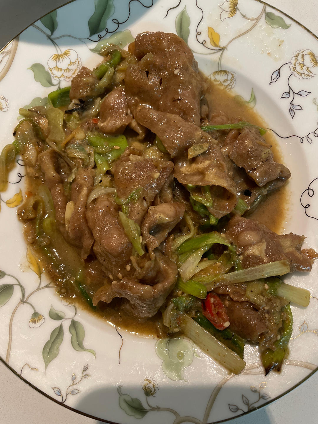 炒了20多年的葱爆羊肉