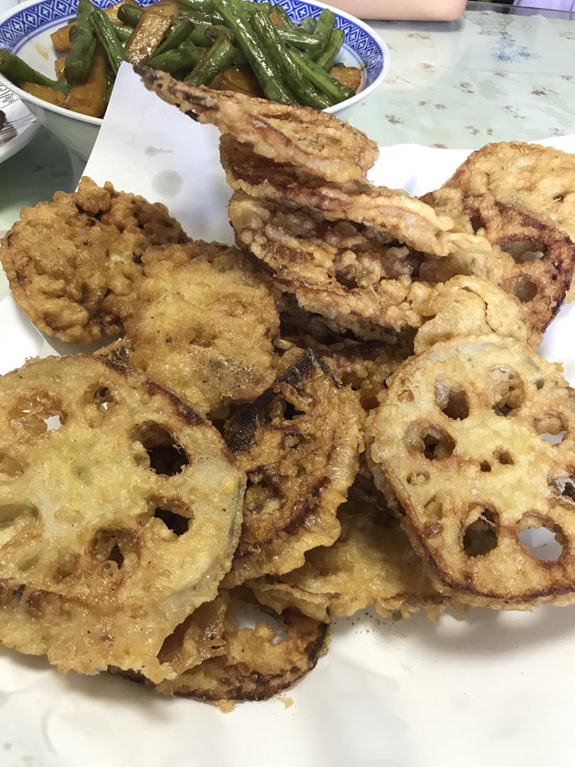 最爱炸物🔥香酥椒盐藕片✨香辣酥脆吃不够❣️