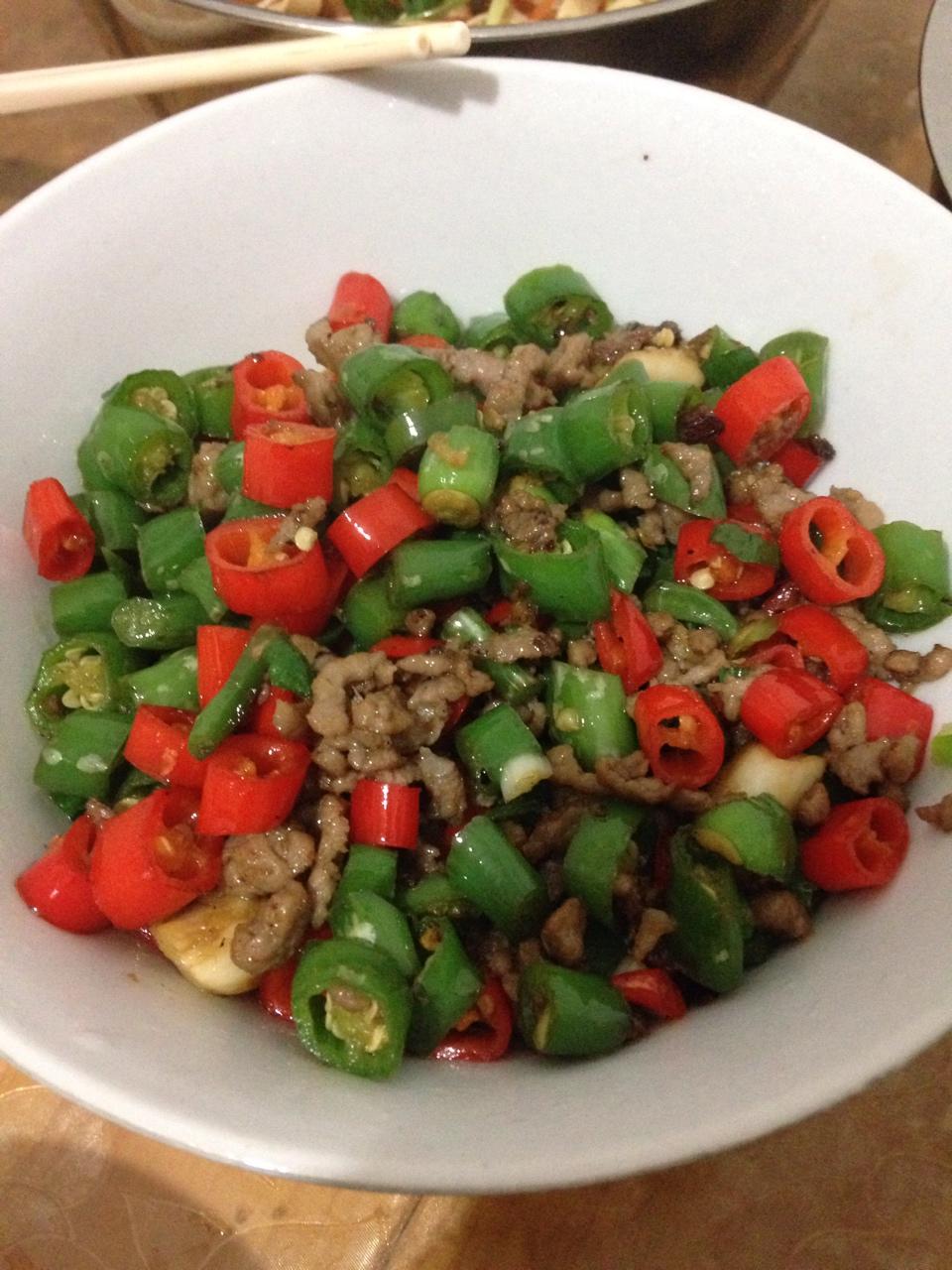 青红椒炒肉丝👨‍🍳