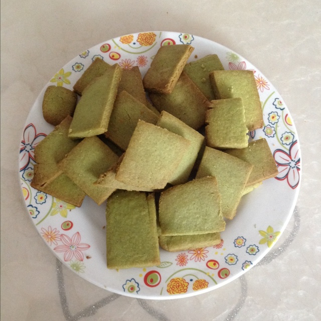 抹茶杏仁饼干