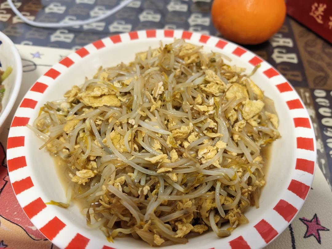素炒豆芽菜