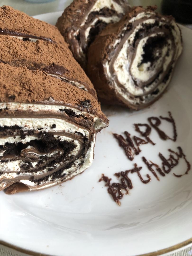 可可奥利奥毛巾卷