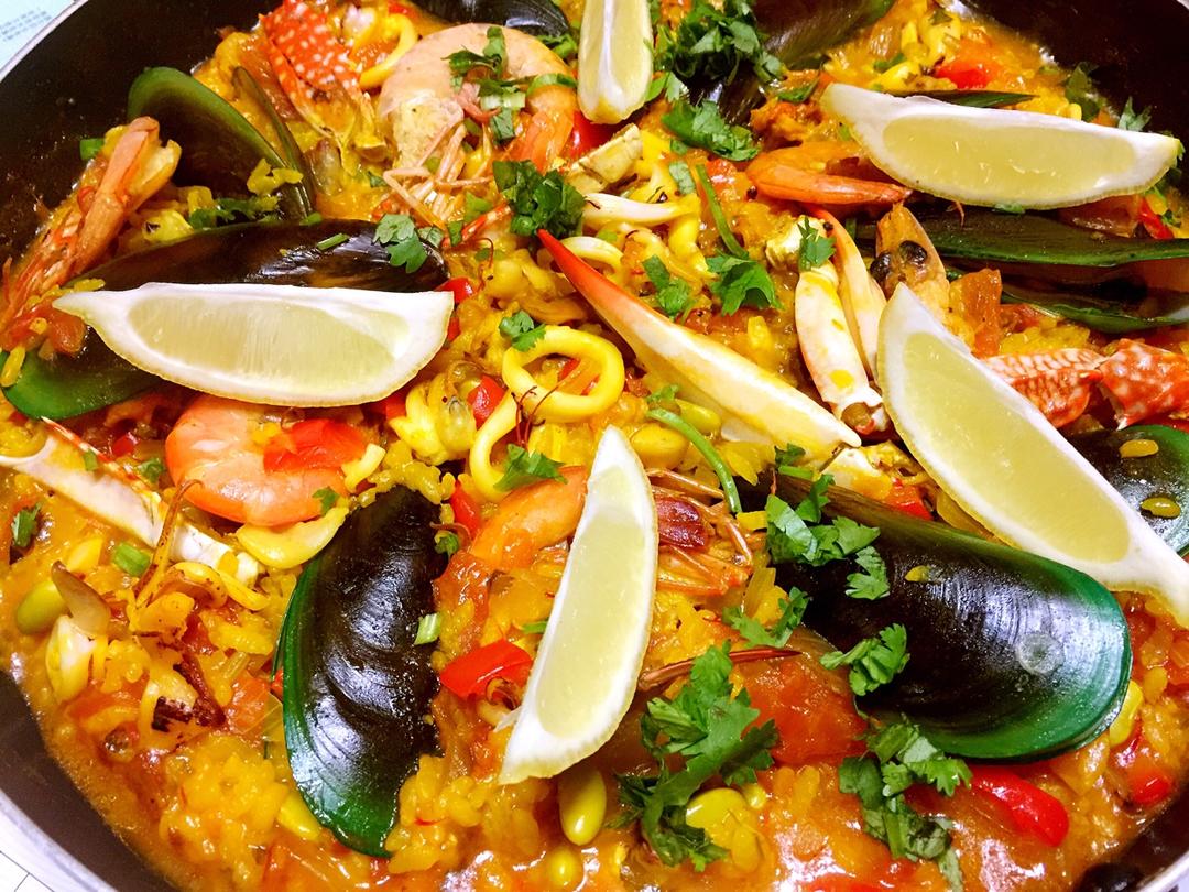 【曼食慢语】Seafood Paella 西班牙海鲜饭