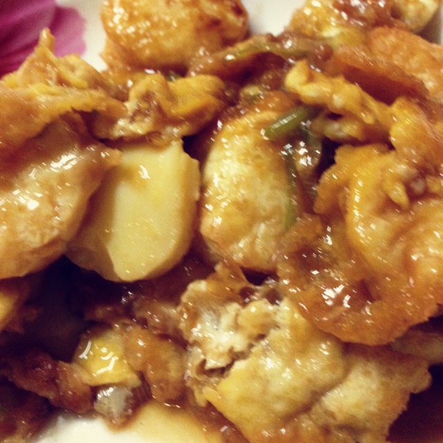 酸甜酱煎日本豆腐