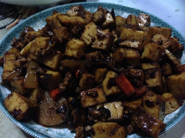 下饭神器---老干妈炒香干