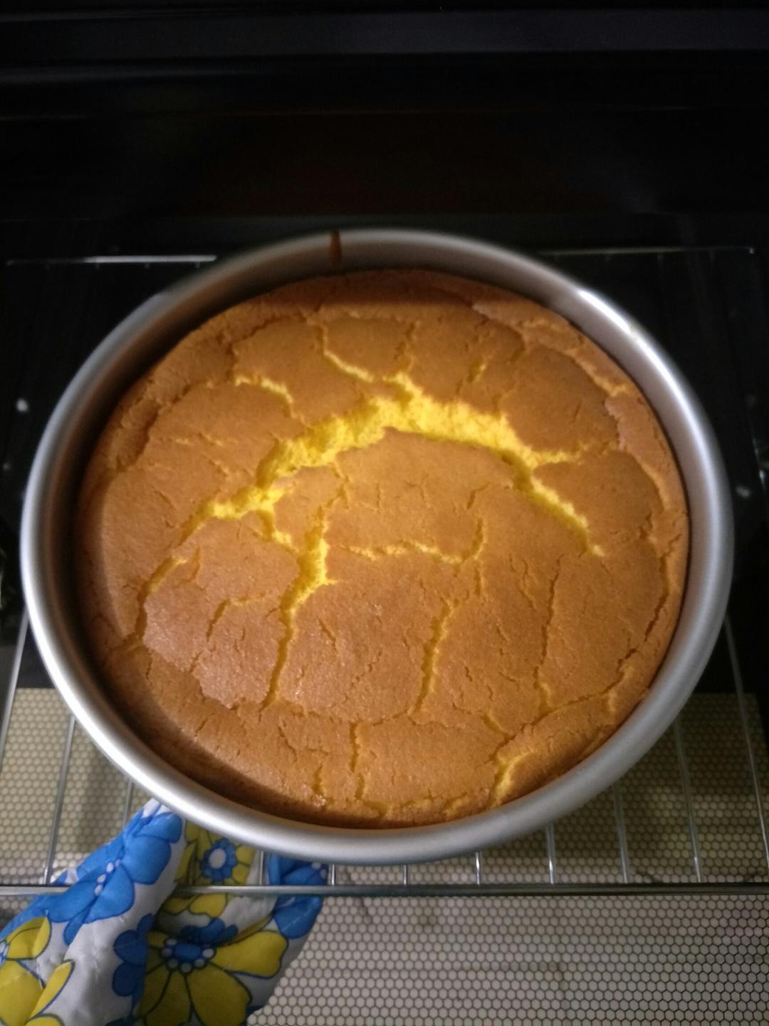 8寸南瓜戚风蛋糕