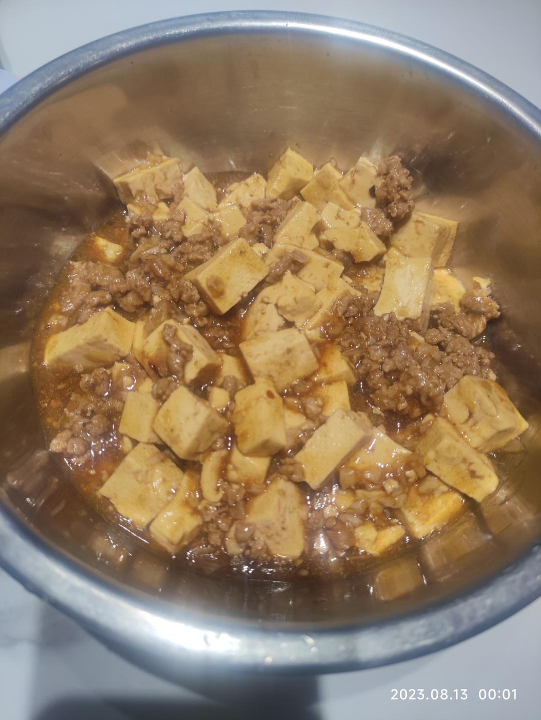 肉末嫩豆腐｜嫩滑口感爽口！这道快手菜超级下饭！！（减脂少油版）