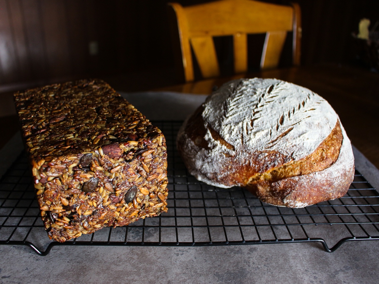 无面粉高纤能量面包丨健康·烘焙