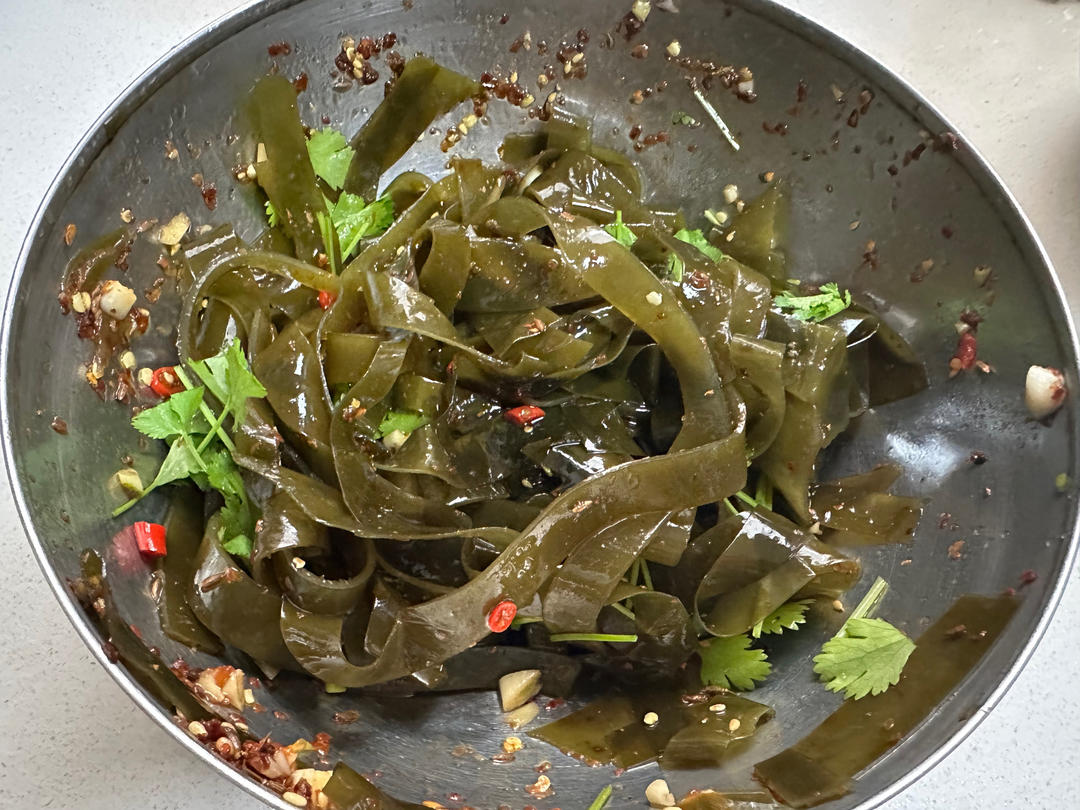 凉拌酸辣海带丝