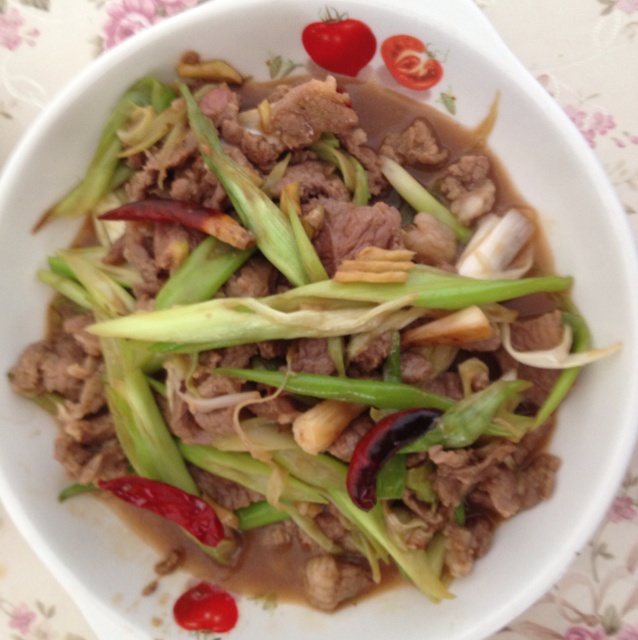 葱爆羊肉