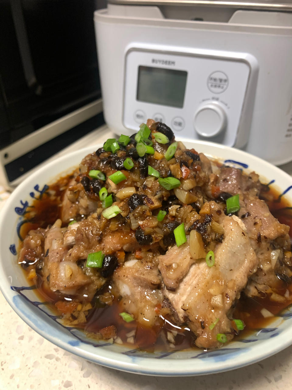 👆【蒸炖锅打卡戳这】清蒸鲈鱼-3月美食日记打卡