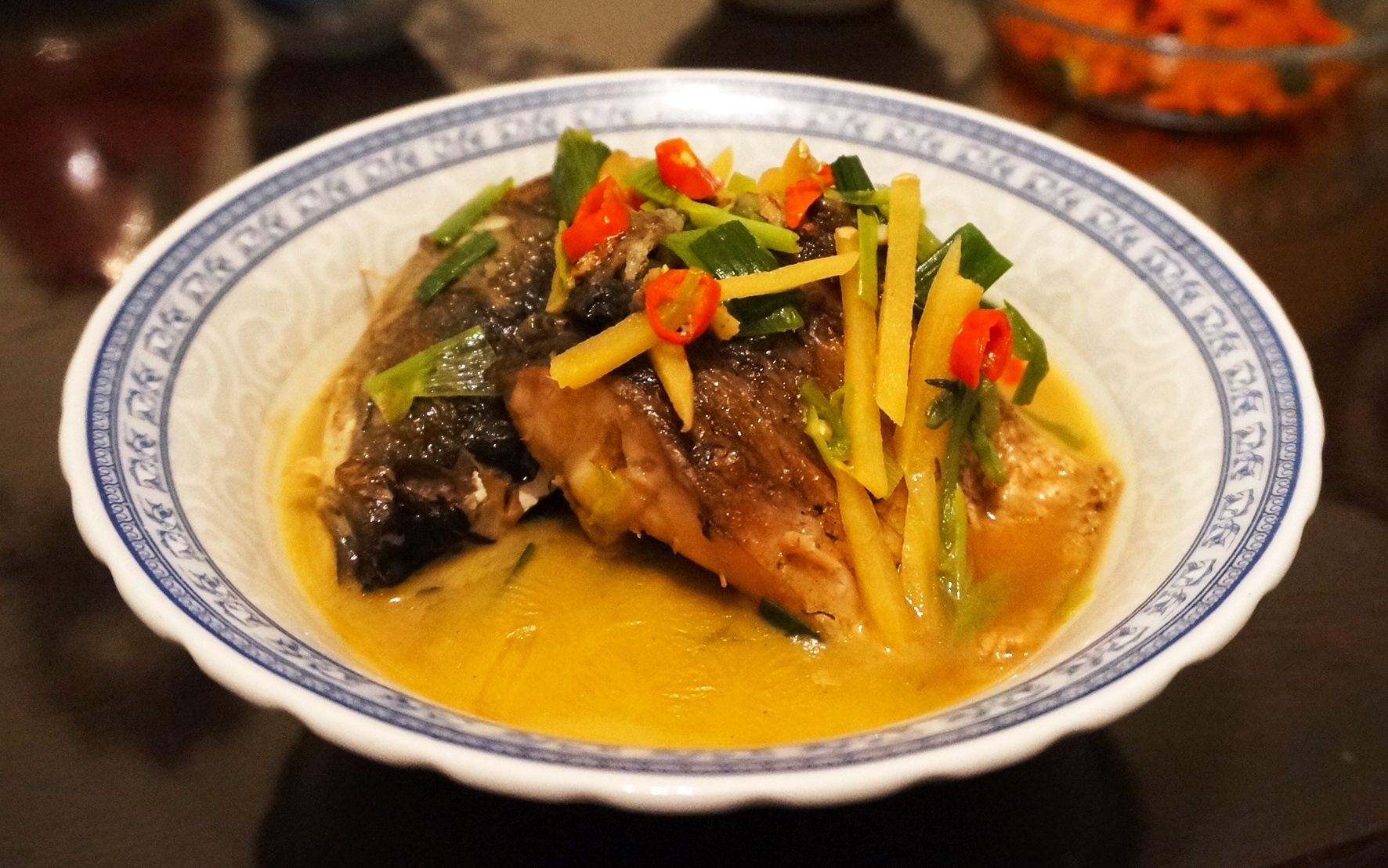 青椒紫苏鱼汤