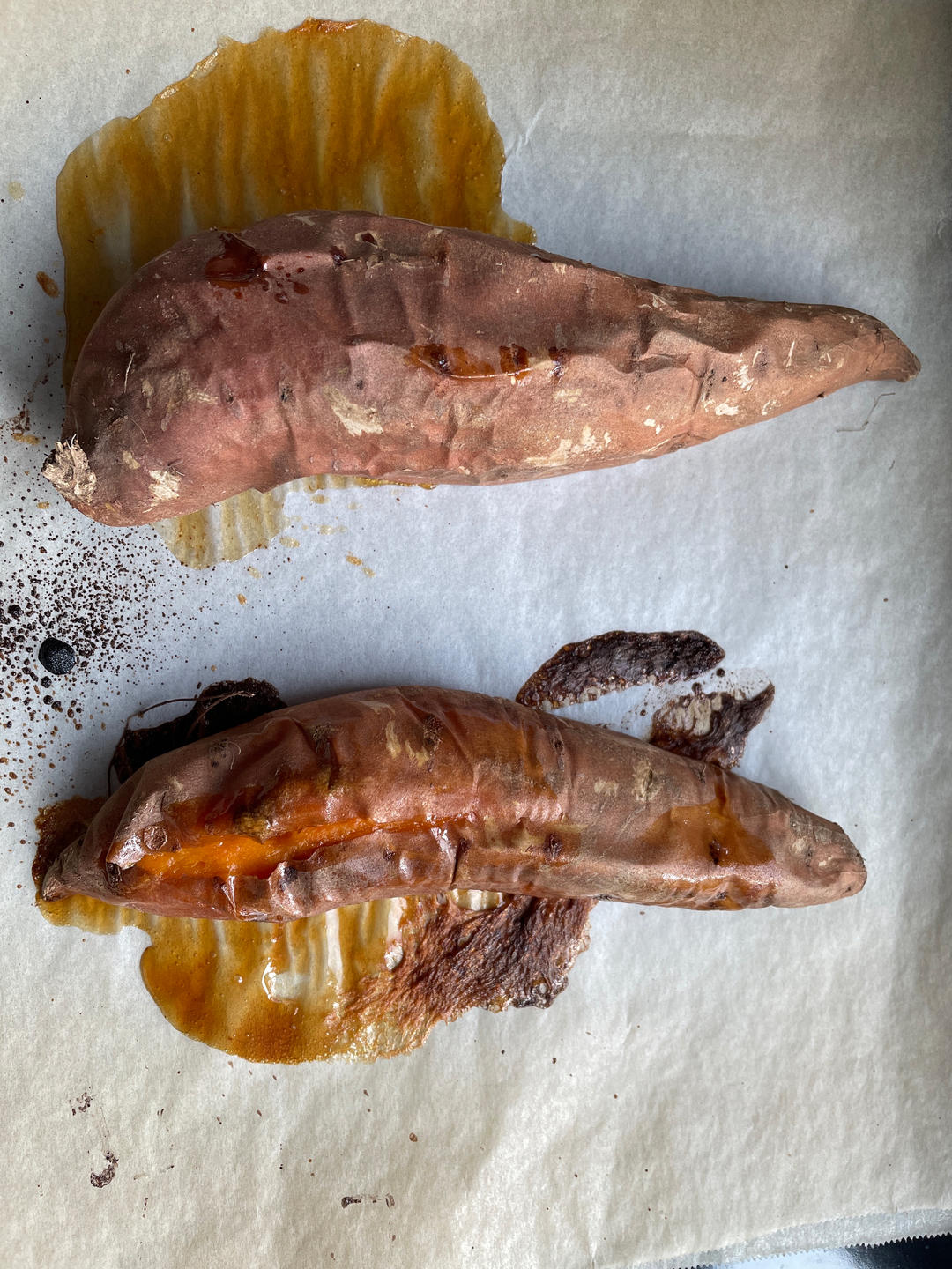 【糯唧唧的烤红薯】糖油四溢皮肉分离外糯里嫩吸溜着吃！