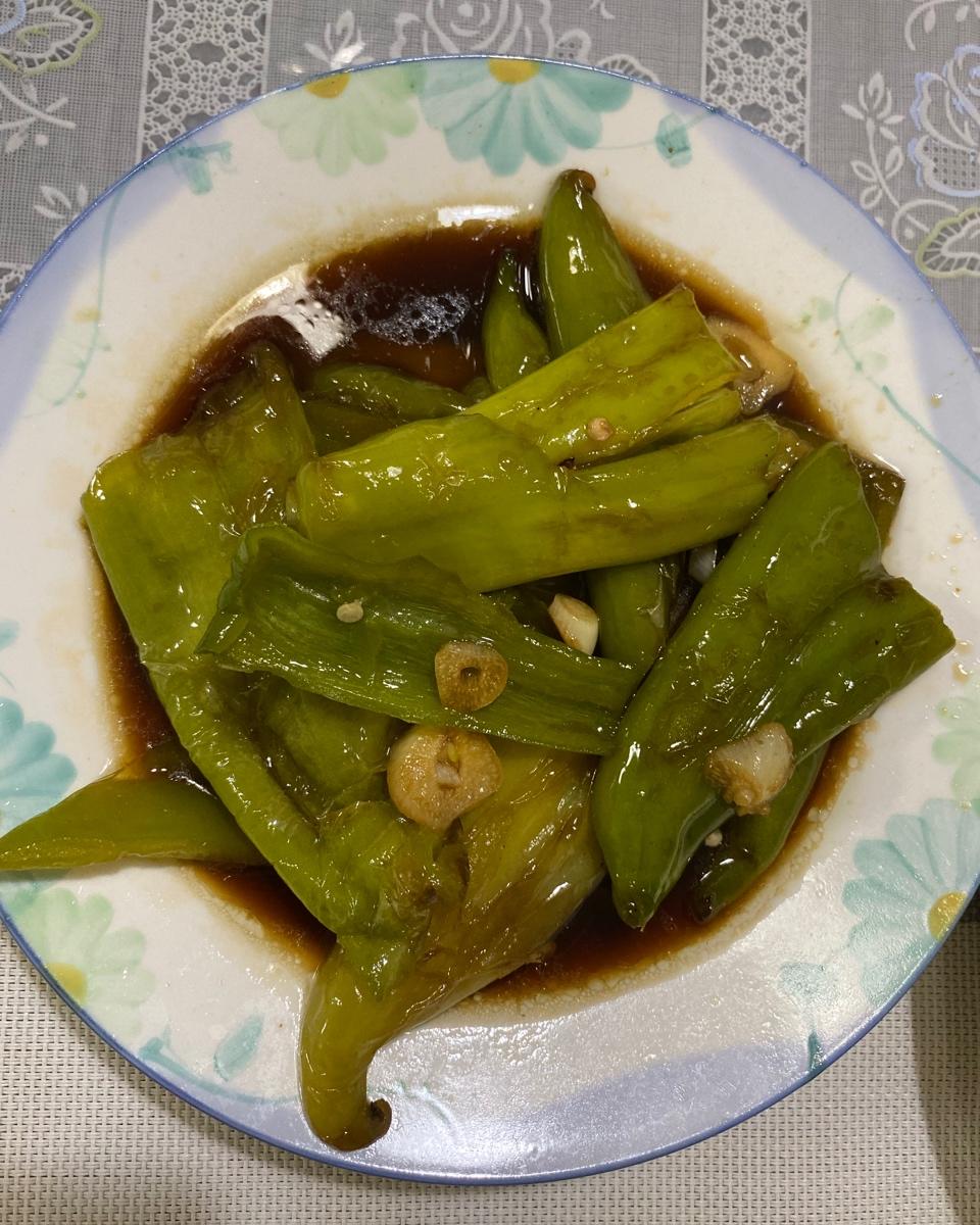 下饭菜虎皮尖椒（虎皮小技巧）