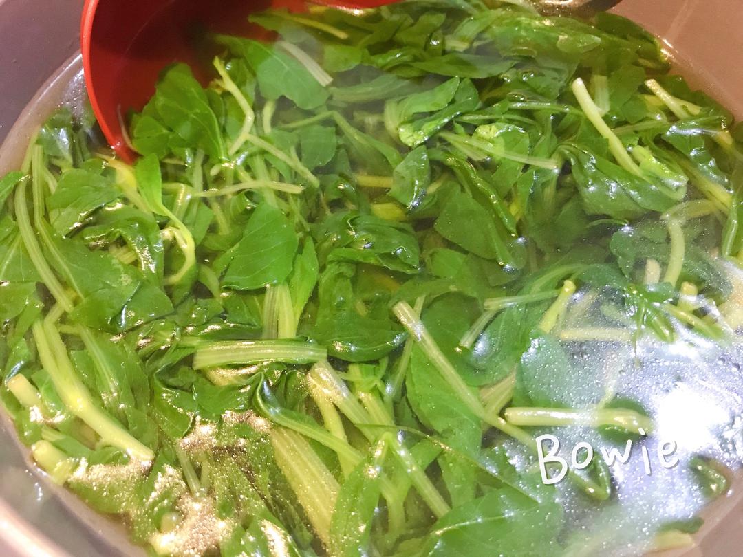 简单随意的小青菜汤/鸡毛菜汤的做法