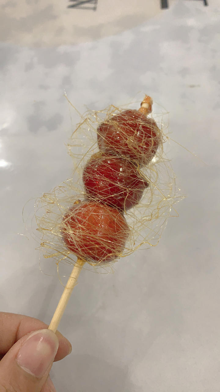 裹着银丝的【糖葫芦】颜值💯的酸甜小零食