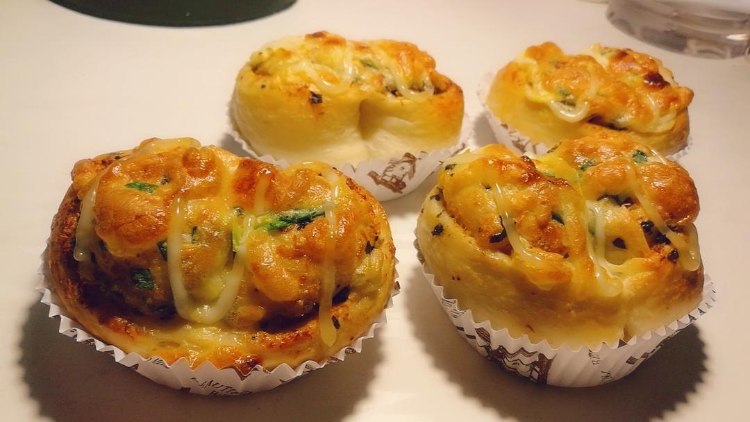 培根芝士面包（液种+烫种）