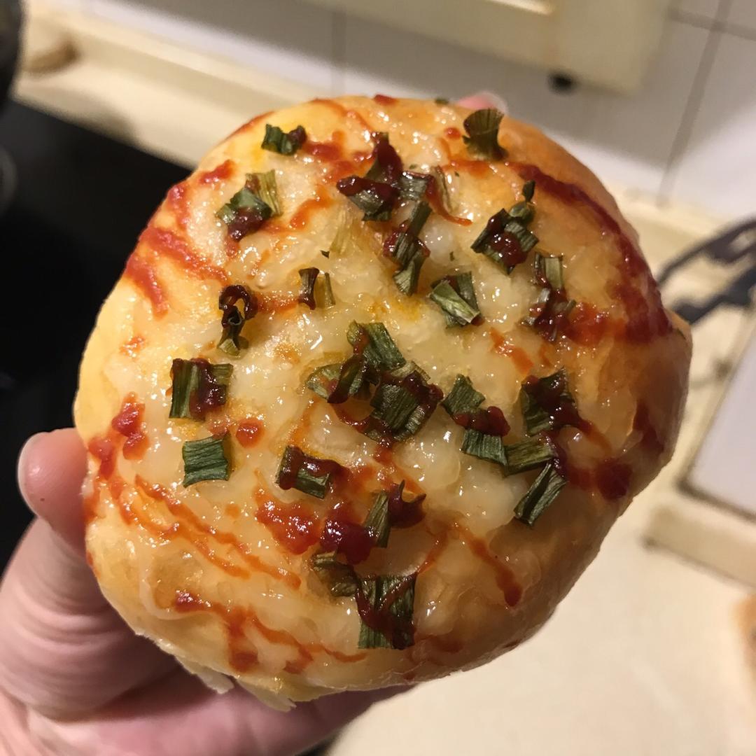 培根芝士面包（液种+烫种）