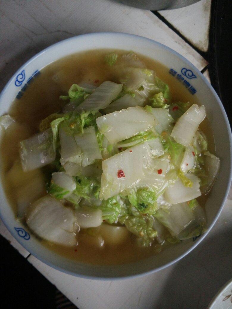 划过的流星都是爱我的证明做的清炒黄芽白