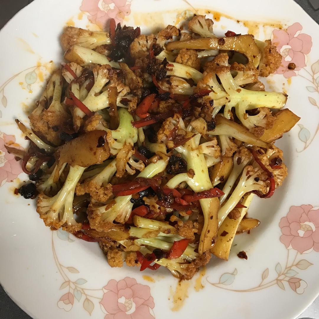 小炒有机菜花