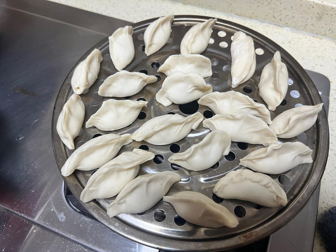 手工揉面三分钟，又韧又薄又好包的饺子皮