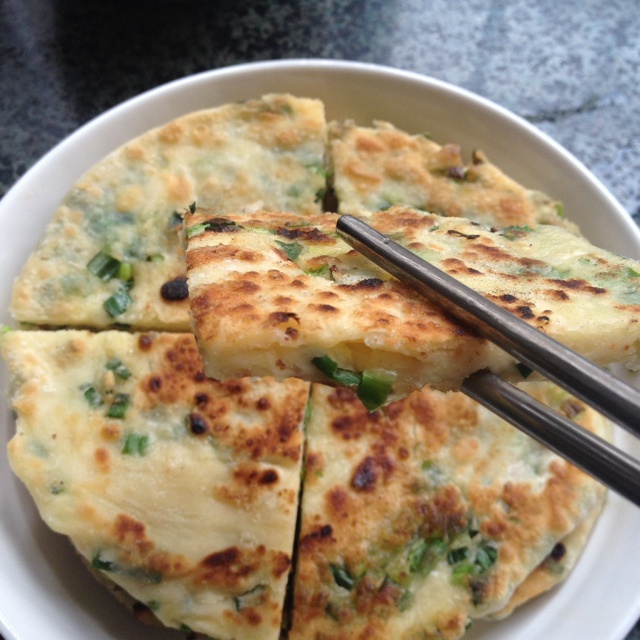 自制葱油饼