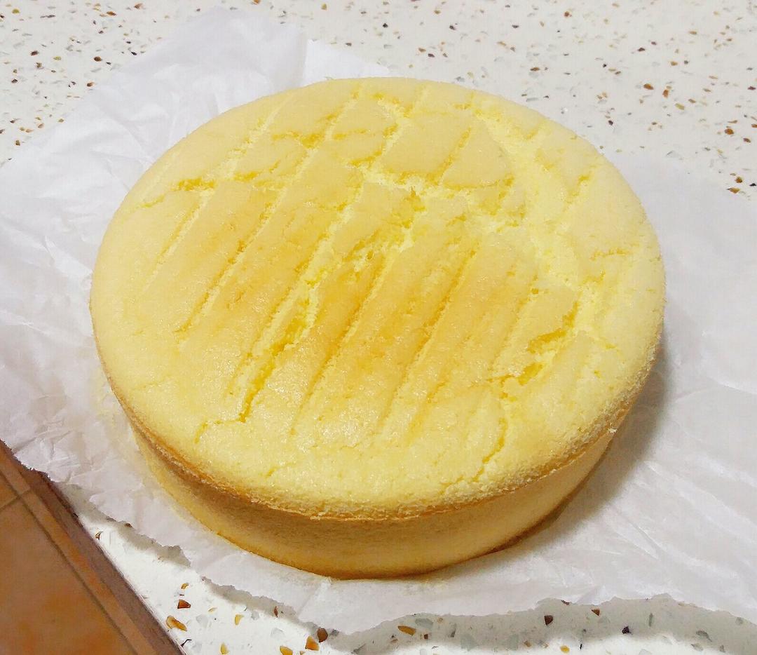 6寸原味戚风蛋糕