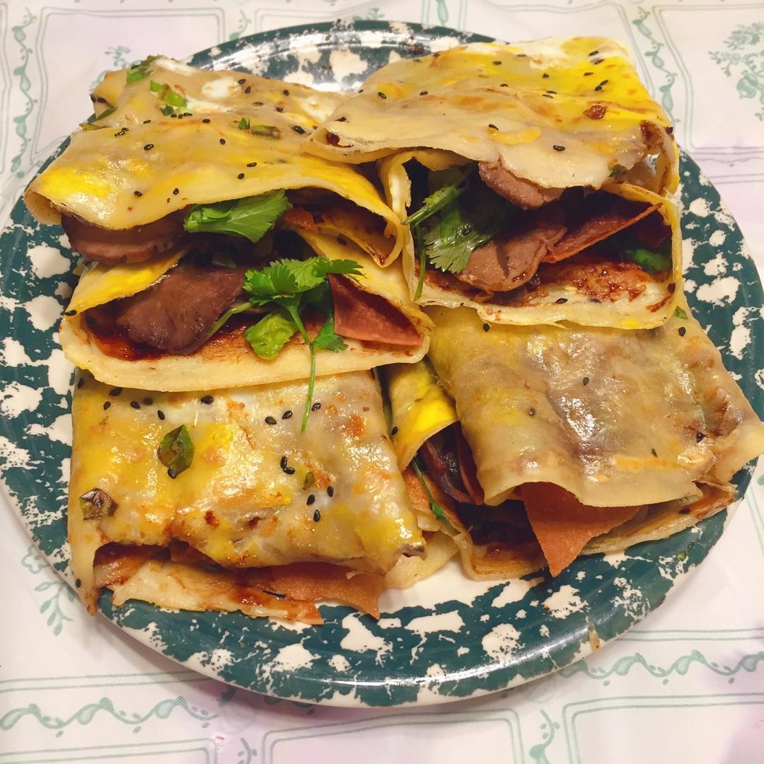 平底锅版煎饼果子