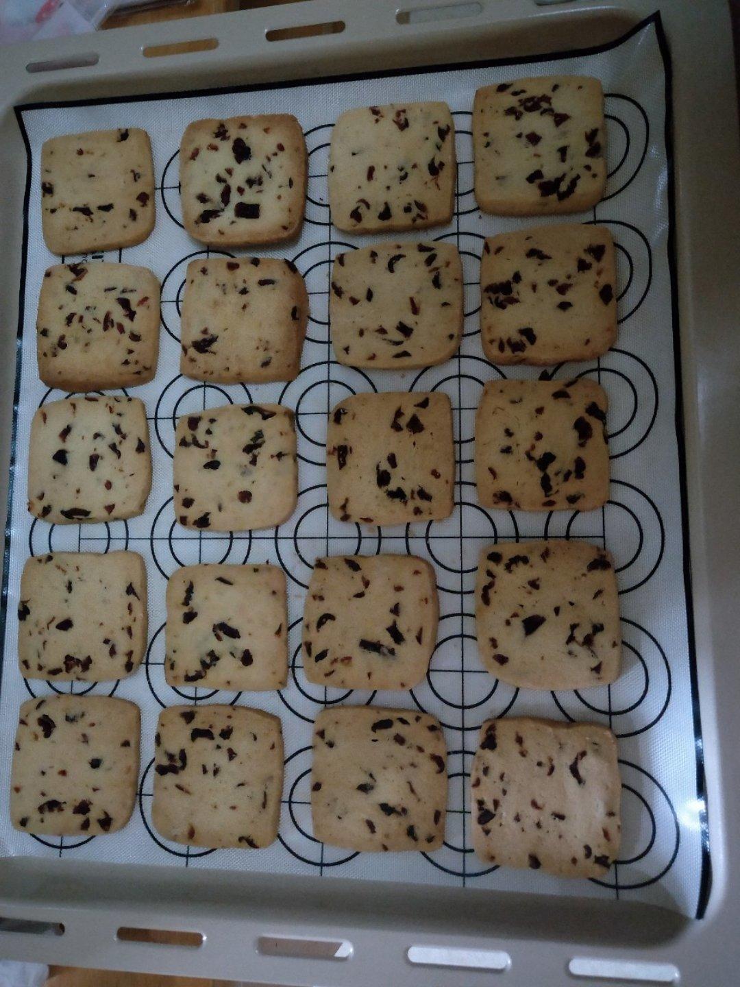 低糖少油版蔓越莓饼干