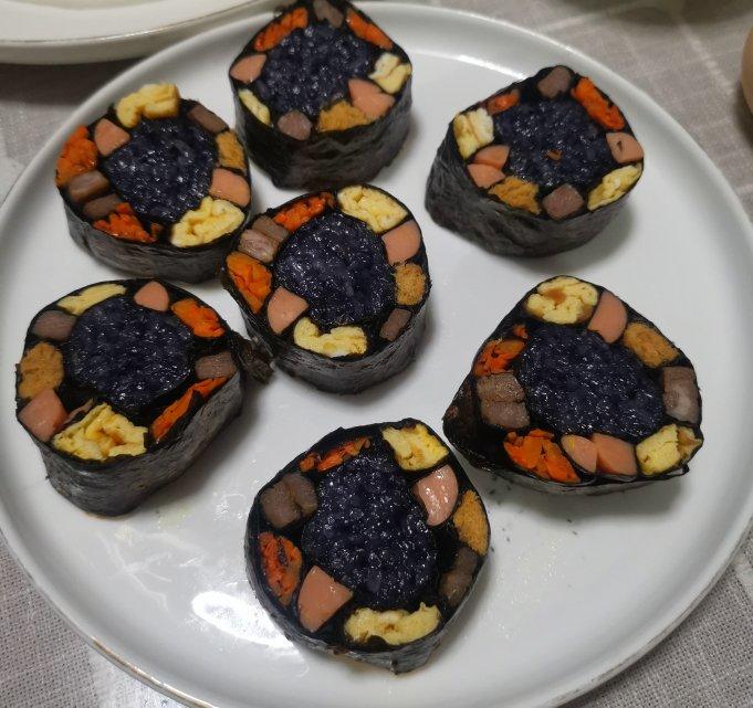 高颜值的花朵寿司