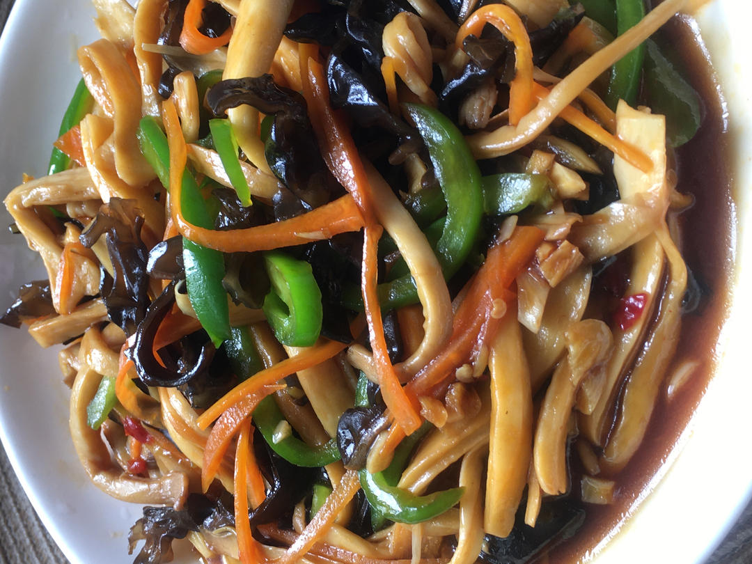 太下饭了❗️ 杏鲍菇这么做，米饭不够吃（鱼香杏鲍菇）