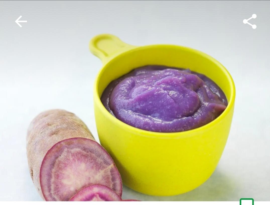 紫薯泥(6个月辅食)（宝贝食语）美善品小美食谱
