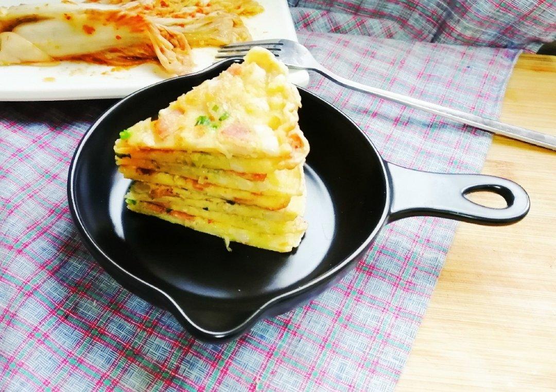 培根泡菜饼