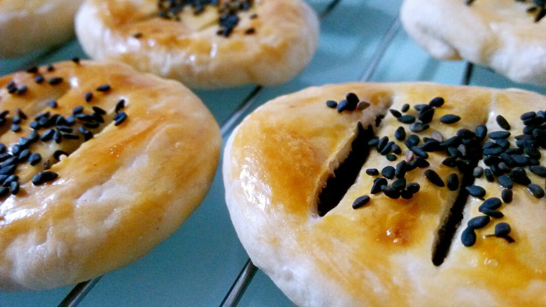 老婆饼之豆沙馅