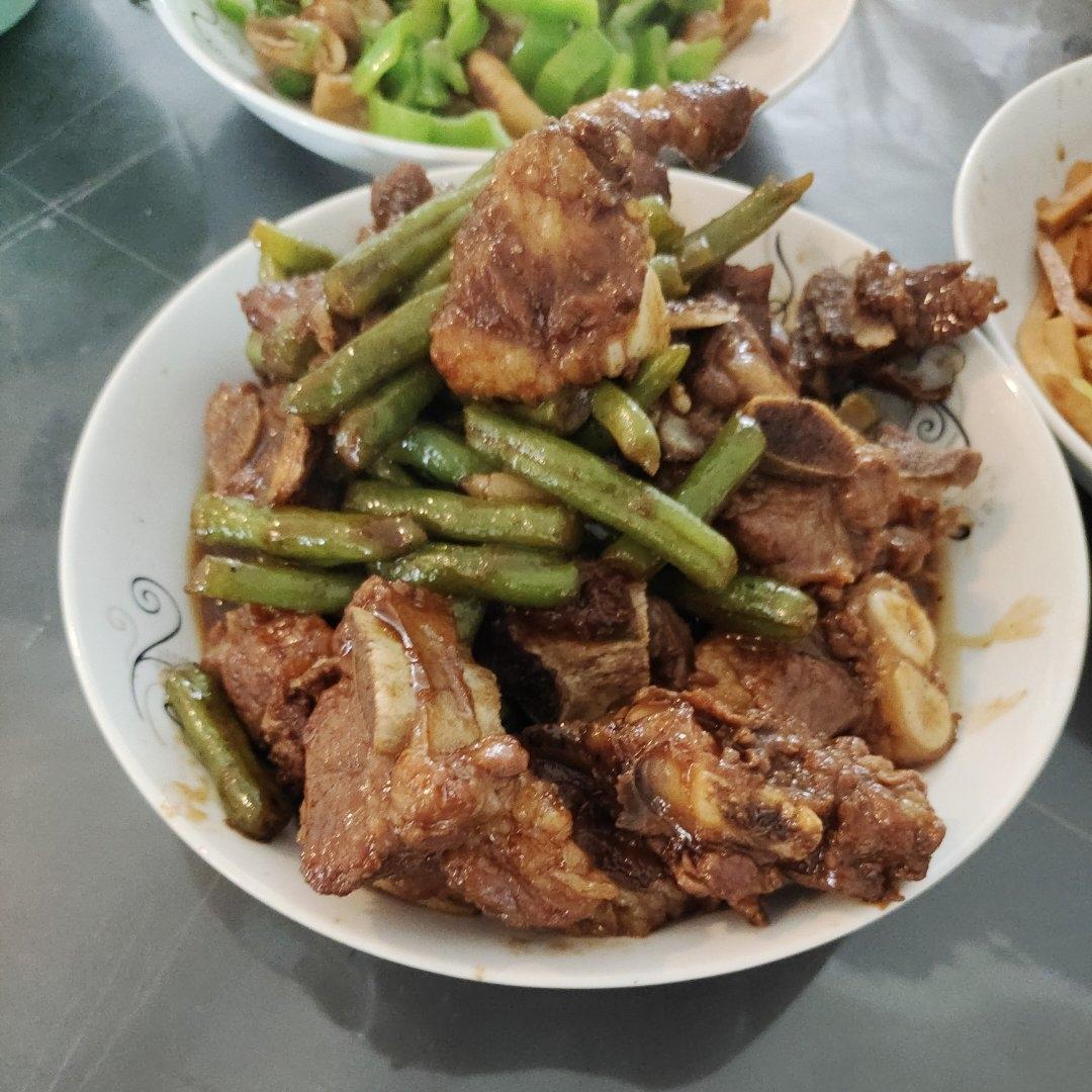 排骨焖四季豆